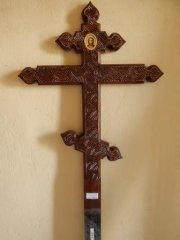 Крест детский сердце лиственница